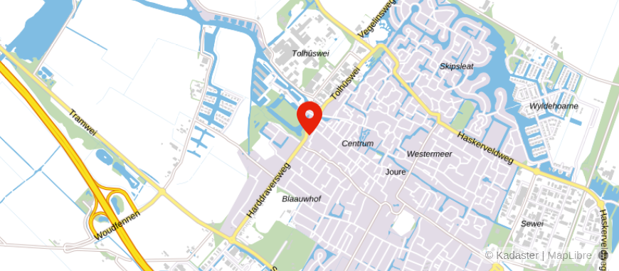 Locatie van Buro Andreae