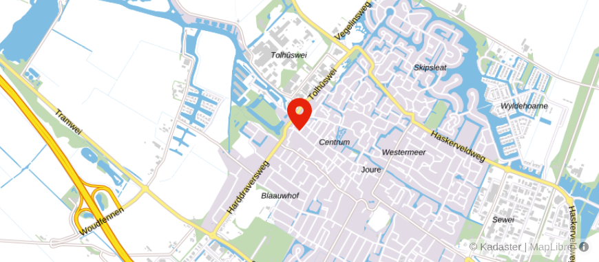 Locatie van De Hypotheker Joure