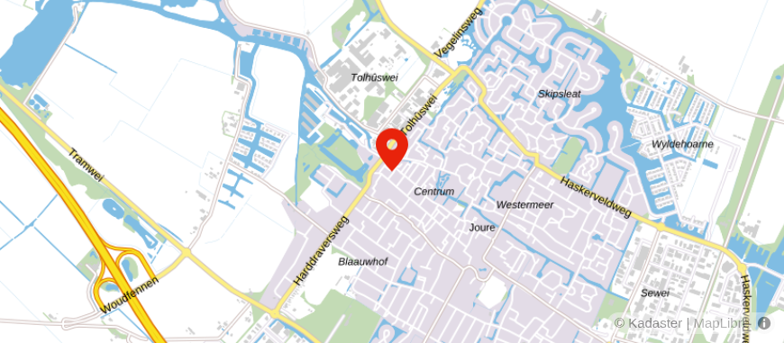 Locatie van Van der Wiel Accountancy/Belastingadvies