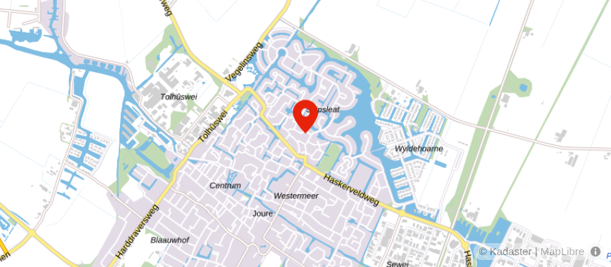 Locatie van Mid Friesland Advies