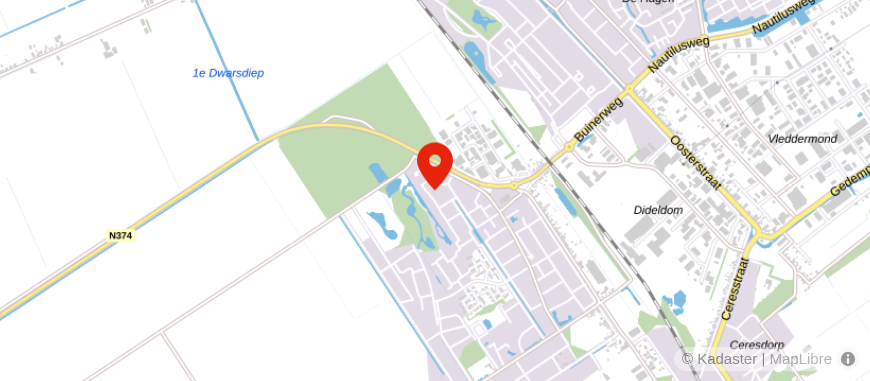 Locatie van Scholte Financieel Adviesburo