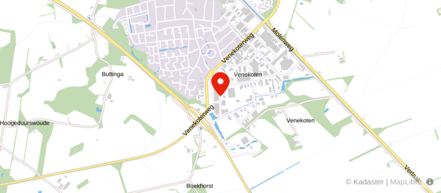 Locatie van BTER financieel Oosterwolde