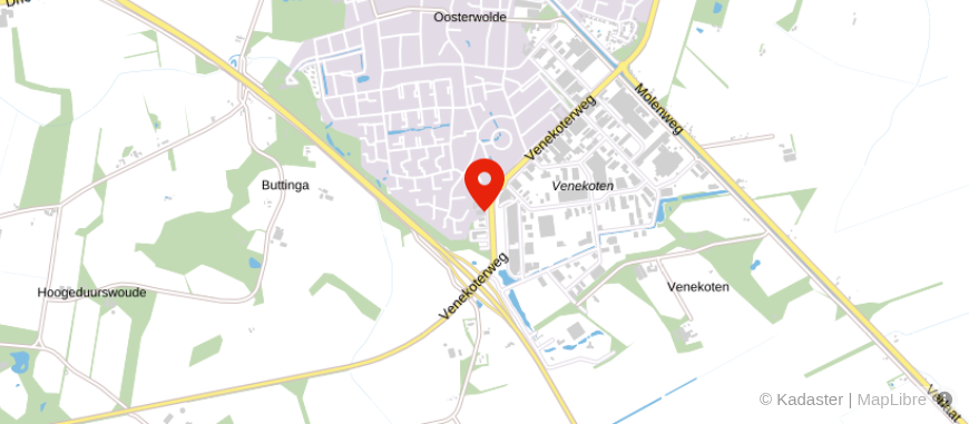 Locatie van Van der Meer Accountants
