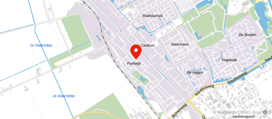 Locatie van Lancyr van der Veen