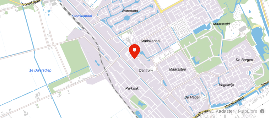Locatie van De Hypotheker Stadskanaal