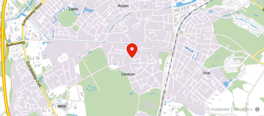 Locatie van Kremer Pensioen- en Risicoadviseurs