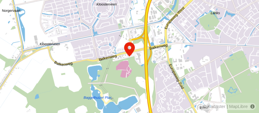 Locatie van aaff Assen
