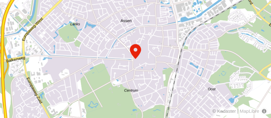 Locatie van Handelbanken Drenthe