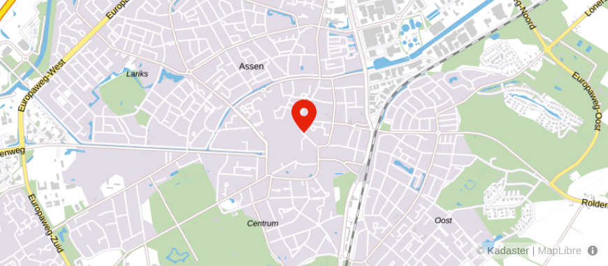 Locatie van Partners In Planning Assen