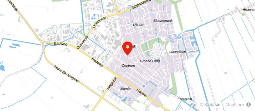 Locatie van Makelaardij Gorredijk, Annelies Atsma
