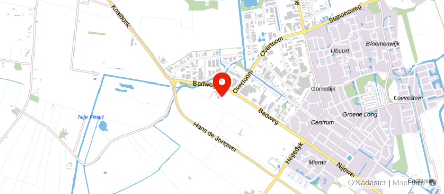 Locatie van BTER financieel Gorredijk