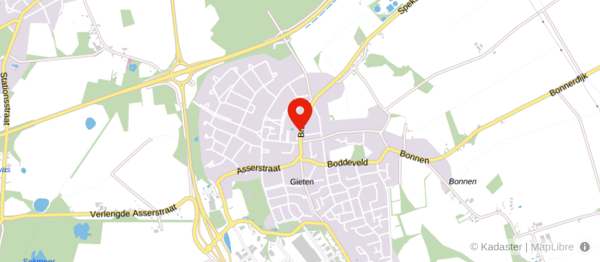 Locatie van Notariaat Aa en Hunze