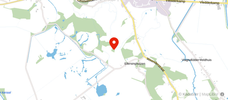 Locatie van Freije Adviesgroep Vlagtwedde