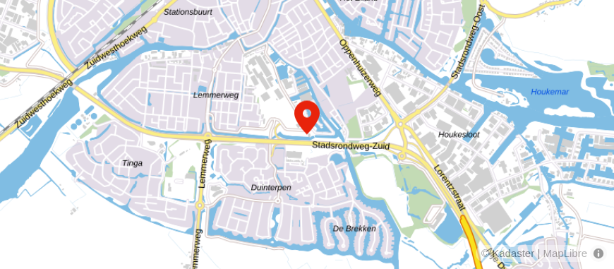 Locatie van aaff Sneek