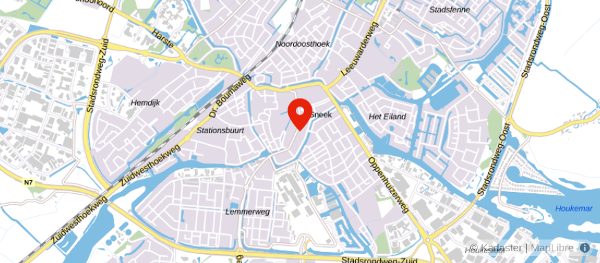 Locatie van Van Campen & Dijkstra Sneek