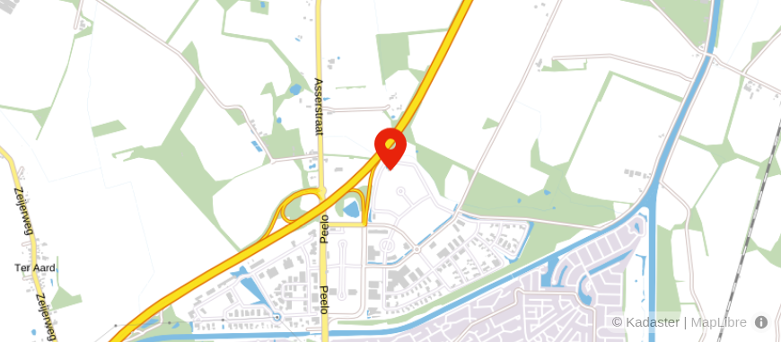 Locatie van Veldsink - De Witte - Assen