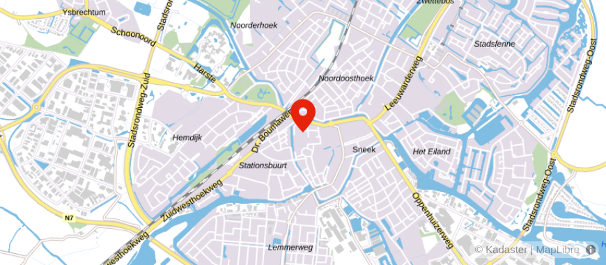 Locatie van Jaarsma Assurantiën