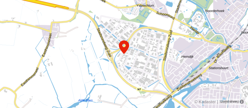 Locatie van Octras Raadschap
