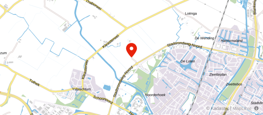 Locatie van De Boer Uitvaart