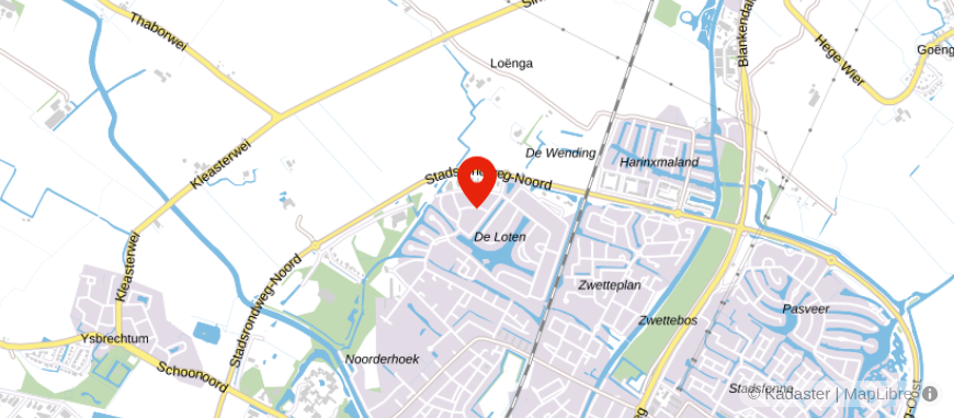 Locatie van MRW Accountants