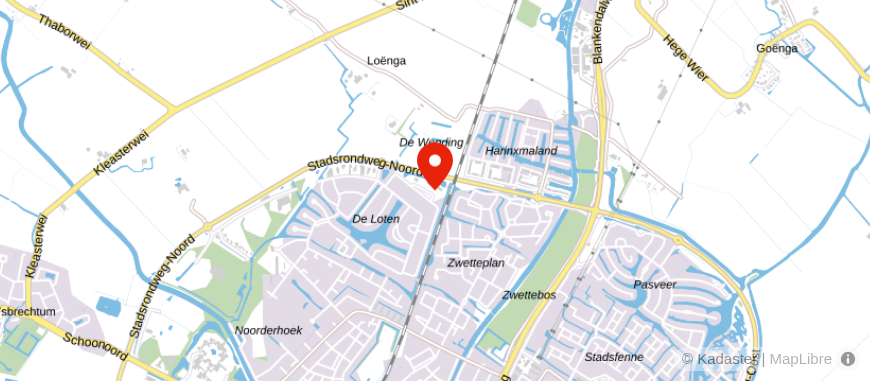 Locatie van Zichtadviseurs Sneek