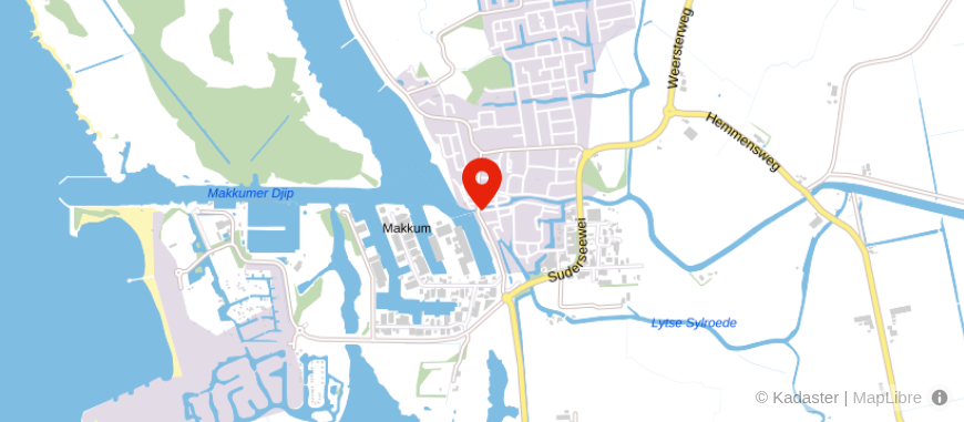 Locatie van Kingma & Walinga Makelaars