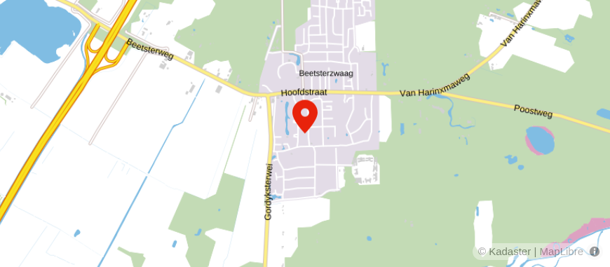 Locatie van Notariskantoor Kooi