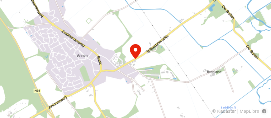 Locatie van Vrieling Annen