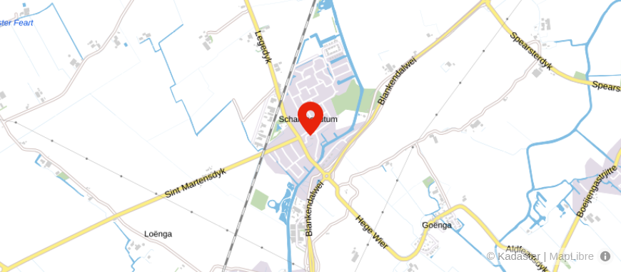 Locatie van Atsma makelaardij en taxatie