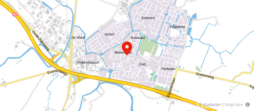 Locatie van Bentacera Pensioenadvies