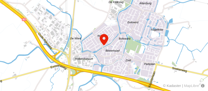 Locatie van De Hypotheker Bolsward