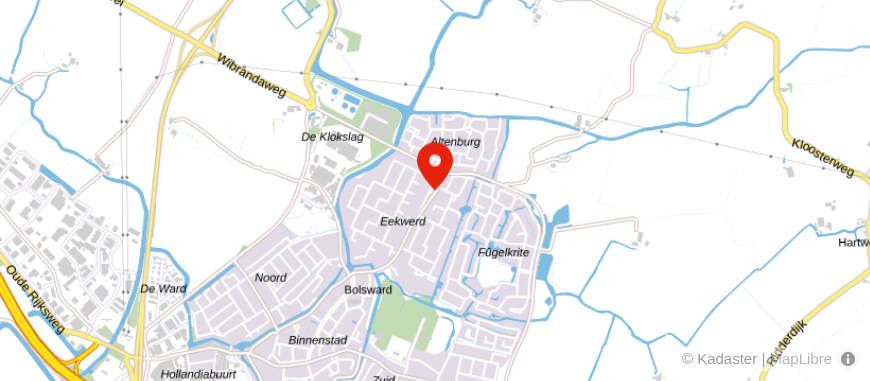 Locatie van Detmar / Troost Notariskantoor