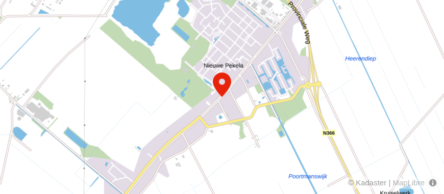 Locatie van Pekelder Administratie- en Belastingadviesbureau