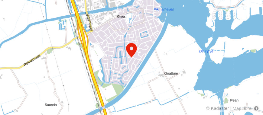 Locatie van Twijnstra Administraties v.o.f