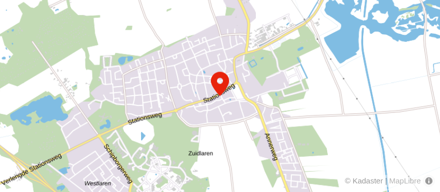 Locatie van Geld in Huis Zuidlaren