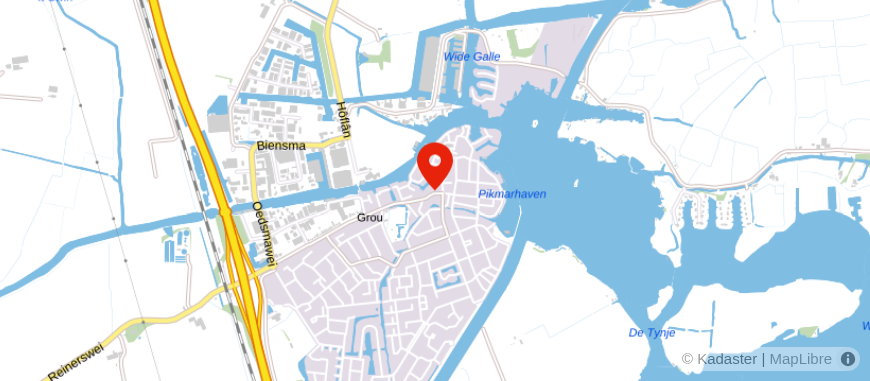 Locatie van van Campen & Dijkstra Grou