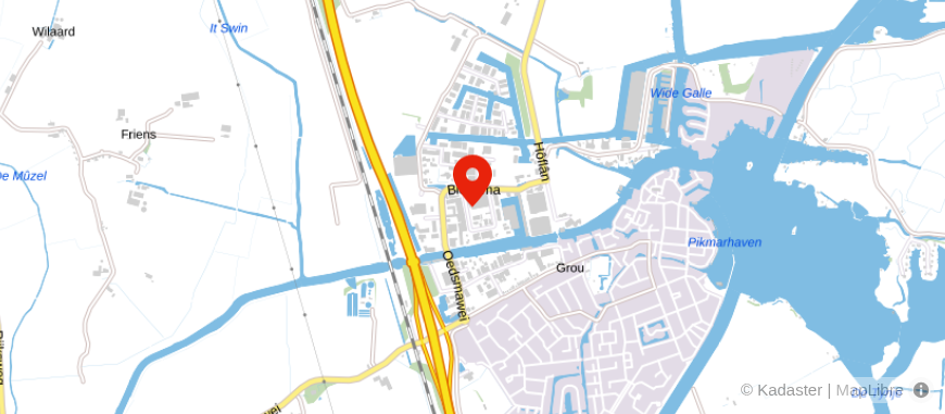 Locatie van Vita Hypotheekadvies Grou