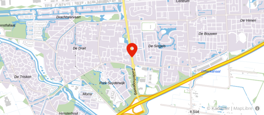 Locatie van Veninga Administraties