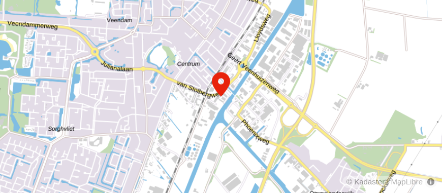 Locatie van Ridderbos Makelaardij