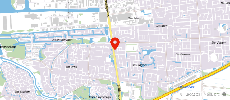 Locatie van Frieswijk Makelaar
