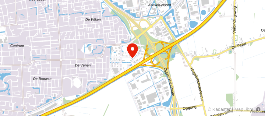 Locatie van Bentacera Pensioenadvies BV