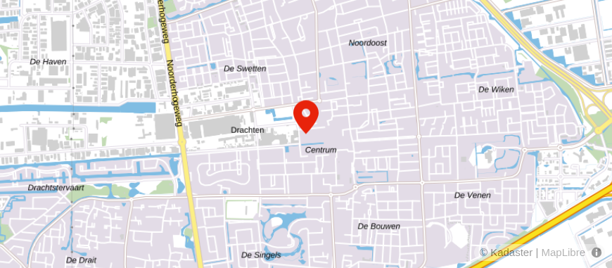 Locatie van Sinnema Makelaardij en Assurantiën B.V.