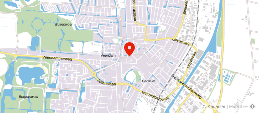 Locatie van SAB Accountants & Adviseurs  VEENDAM