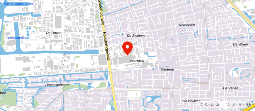 Locatie van Dijkstra Heida Makelaars Taxateurs