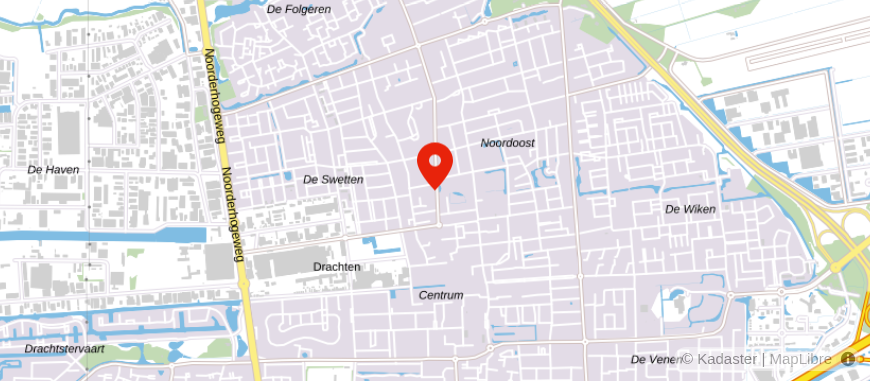 Locatie van Breuker Vellinga Wiersma Netwerk Notarissen