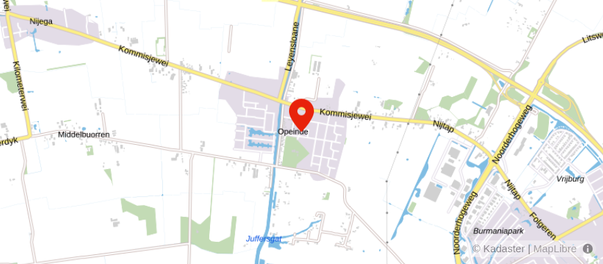 Locatie van Johan van der Wal Assurantiën