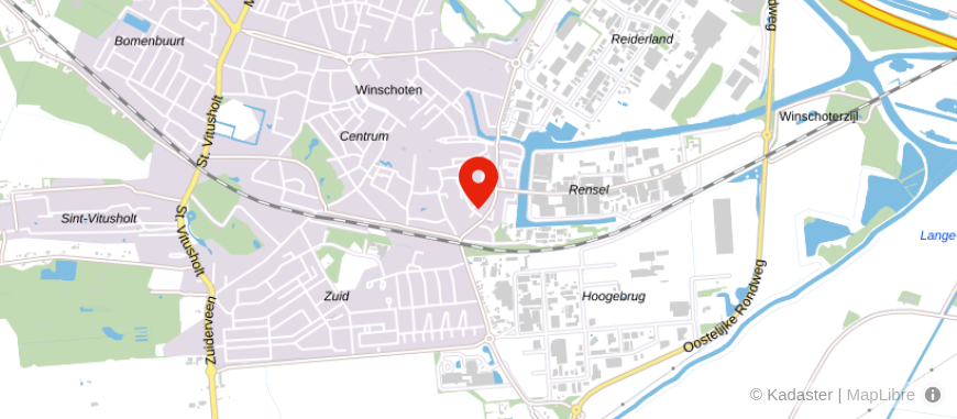 Locatie van Reijer Venema Consultant