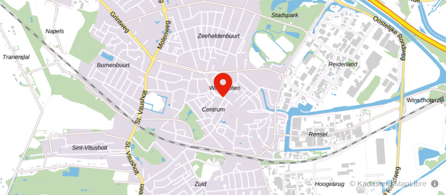 Locatie van Bakker Ganzeveld