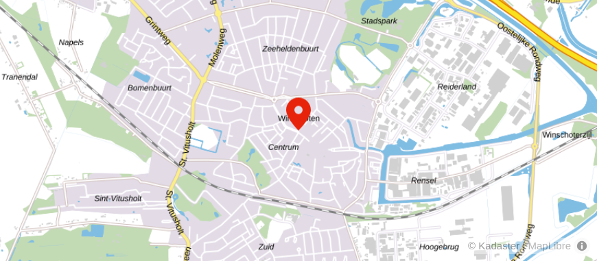 Locatie van De Hypotheker Winschoten