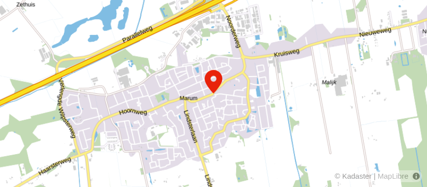 Locatie van Dijkstra Makelaardij en Financieel Advies